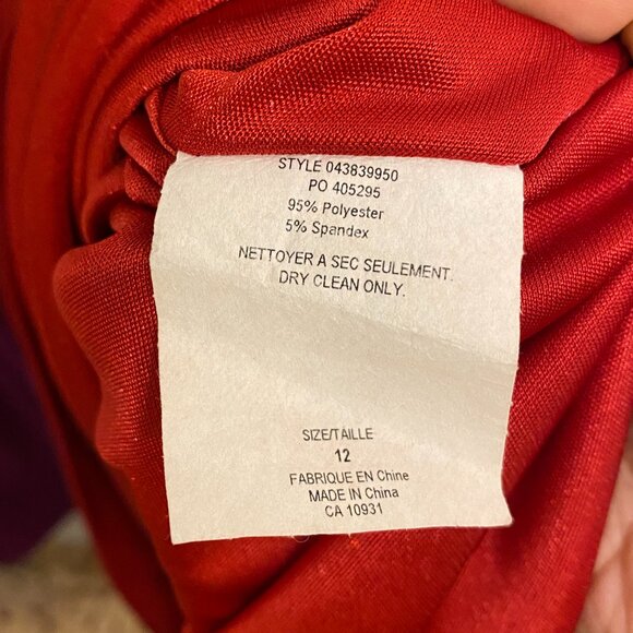 Adrianna Pappell Red Dress - Picture 8 of 8